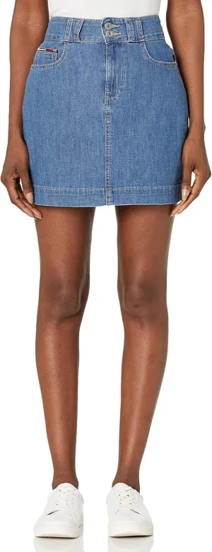 Tommy Hilfiger Women's Short Mini Jean Skirts