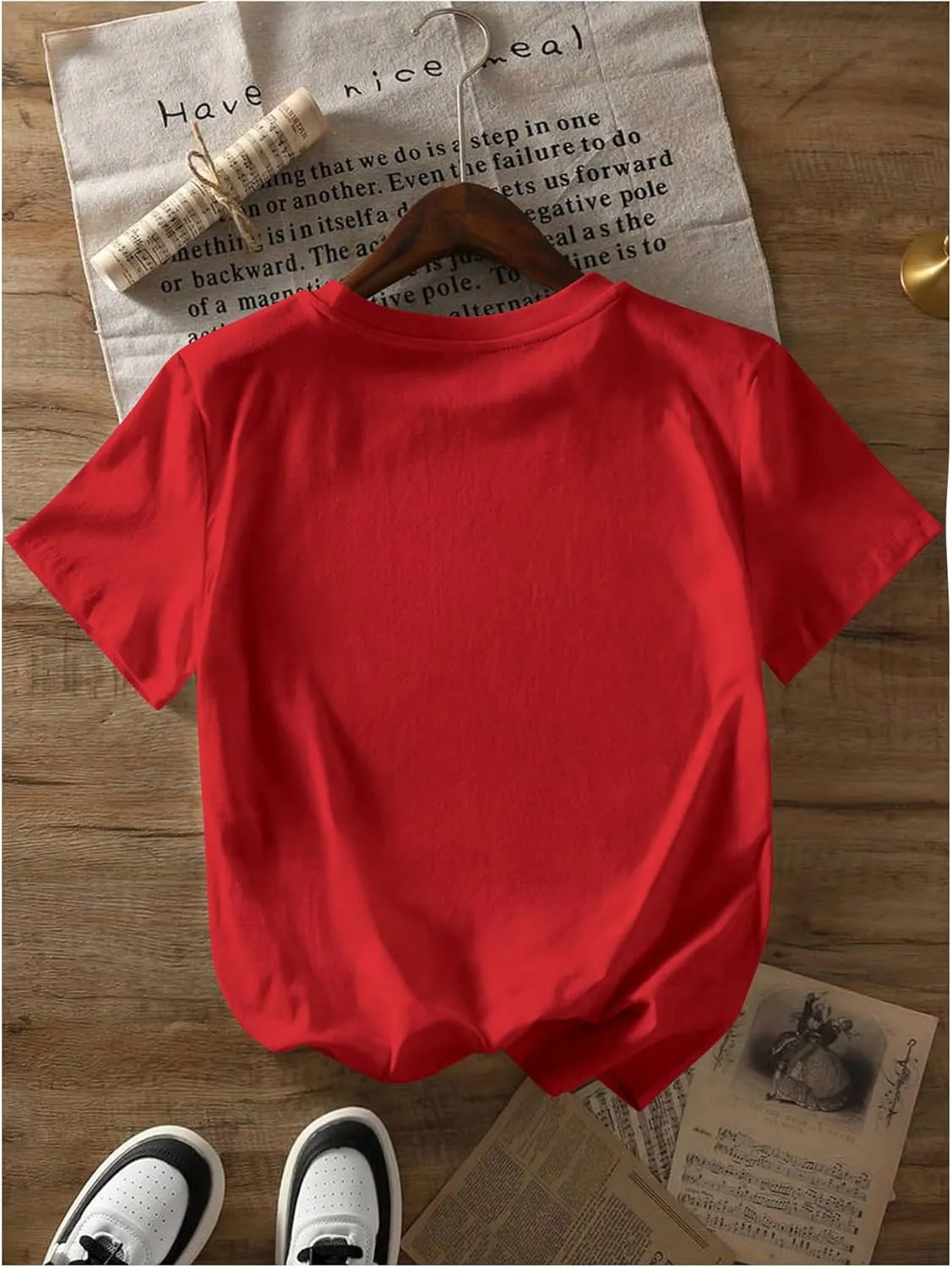 Women's Cherry Bow Graphic Tees Short Sleeve Crew Neck Summer T Shirt Tops for Women Trendy